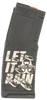 Black Rain Ordnance MAG30LETITRAINB Magazine  30rd 223 Rem/5.56 NATO Let It Rain Bullet Engraving Fits AR-15 Platform