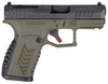 Derya Firearms DY9Z.TTODG.TR DY9Z Micro Compact 9mm Luger 15+1 3.50" Black Melonite Alloy Steel Barrel & Optic Ready/Serrated Slide, OD Green Polymer Frame w/Accessory Rail, Interchangeable Backstrap Grip, RMSc Footprint