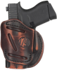 1791 Gunleather 4WH2VTGR 4-Way  IWB/OWB Size 02 Vintage Leather Belt Clip Fits S&W M&P Bodyguard Right Hand