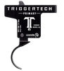 TriggerTech K84SBB14NNK Primary  Single-Stage Curved Trigger with 1.50-4 lbs Draw Weight & Black PVD Finish for Kimber M84