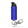 PEPPER SPRAY KEYCHAIN WITH RHINESTONES - BLUE