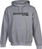 HEATHER GRAY LARGEBROWNING HOODIE BACKFENCE 