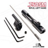 AR-15 ADJ PISTON SYSTEM W/SOLID .750'' GAS BLOCK RIFLE LH