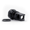 2BO-S SINGLE PORT MUZZLE BRAKE 9MM 1/2''X28 THREAD