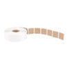 1'' SQUARE BROWN PASTERS 1,000/ROLL