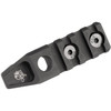M-LOK RAIL SECTION W/QD SOCKET 4-SLOT BLACK