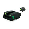 TRITIUM FIXED NIGHT SIGHT (POST 2007) GREEN FRONT GREEN REAR