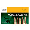 Sellier & Bellot 7x57mm Mauser Ammo 173gr SPCE Ammunition - 20 Rounds