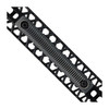 M-LOK PANEL 3 SLOT ALIEN, BLACK GRAY