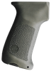 Hogue 74031   Pistol Grip w/o Finger Grooves OD Green Overmolded Rubber Fits AK-47/AK-74