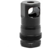 SPB MUZZLE BRAKE 0.375 9/16-24 THREADS SQUARE SHOULDER BLACK
