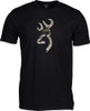 BUCKMARK BLACK/OVIX XLARGEBROWNING SS T-SHIRT CAMO 