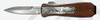 SPEAR POINT SATIN/WOODS&W KNIFE UNWAVERED OTF 3" 