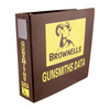 GUNSMITH DATA 3 RING BINDER, 2-1/2''W, BROWN/YELLOW