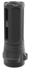 Breek BRK4324 Sentinel Caged Flash Hider Black Nitride Steel 5/8"x24 Threads 9mmLuger Compatible w/ Breek-LOK 3QD