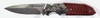 3.3" DROP POINT SATIN/WOODS&W KNIFE UNWAVERED AUTOMATIC 