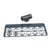 .350'' GLOBE TUNNEL SIGHT W/ 12 INSERTS STEEL BLACK
