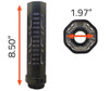 SUPPRESSOR COVER 8.5" 1.97"LANCER LCH5 CARBON FIBER 