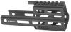 Kinetic Development Group STR5-MK2-010 SRX3 MK2 Stribog Rail Extension Black Aluminum Compatible w/ Stribog SP9 Models w/ MLOK Receivers