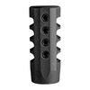 SIDE-BAFFLE BRAKE 4 PORT 338 CAL 5/8-24 BLACK NITRIDE