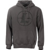 DISTRESSED RETICLE HOODIE X LARGE GUNMETAL