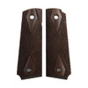 1911 DARK STAIN DOUBLE DIAMOND REPLICA GRIPS