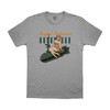 BOMBSHELL COTTON T-SHIRT 3X-LARGE ATHLETIC HEATHER
