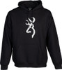 MARK BLACK XLARGEBROWNING HOODIE BRANDED BUCK 