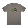 WOODLAND CAMO ICON CVC T-SHIRT 2X-LARGE STONE GRAY