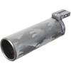 SUPPRESSOR SHIELD W/U-RAC 7''X2'' CARBON FIBER W/BLK HARDWARE
