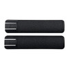 TEXTURED RAIL COVER 2-PACK PICATINNY POLYMER BLACK 6.25''