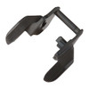 BP AMBIDEXTROUS WIDE LEVER, POLISHED BLUE