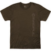 VERT LOGO COTTON T-SHIRT LARGE BROWN