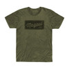 ROVER BLOCK CVC T-SHIRT OLIVE DRAB HEATHER SMALL