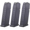 MAGAZINE 10MM AUTO 15RD FOR GLOCK 20 BLACK 3-PACK