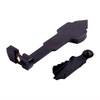 RIFLE DOVETAIL #63H FLAT TOP SHORT SHANK REAR SIGHT BLACK