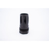 R2S FLASH HIDER 5/8-24 THREADS TAPER SHOULDER BLACK