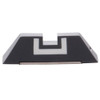 FIXED REAR SIGHT 6.5MM FOR GLOCK BLACK W/WHITE OUTLINE
