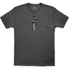 HULA GIRL CVC T-SHIRT SMALL CHARCOAL