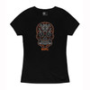 WOMEN'S SUGAR SKULL BLEND T-SHIRT BLK LARGE