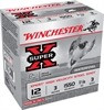 Winchester 12 Gauge Ammo 1-1/8 oz #2 Steel Ammunition - 25 Rounds