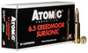 Atomic Ammunition 6.5 Creedmoor Ammo 130gr BTHP Ammunition - 20 Rounds