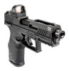 HOT ITEM Taurus 1-2TX22P141-10RD TX22 w/Optic Full Size 22 LR 10+1 4.60" Matte Black Threaded Barrel, Black Hard Coat Anodized Serrated Optic Slide, Black Polymer Frame w/Picatinny Rail, Textured Grip, ShieldSc Footprint, Viridian RFX-11 Green Dot