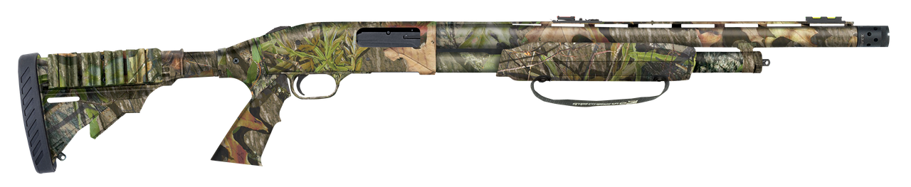 Mossberg 53265 500 Tactical Turkey 12 Gauge 5+1 3 in 20 in Vent Rib Barrel, Dual Extractors, Overall Mossy Oak Obsession, Synthetic 6 Position Stock w/Shell Holder, Includes X-Factor Ported Choke, Shotgun