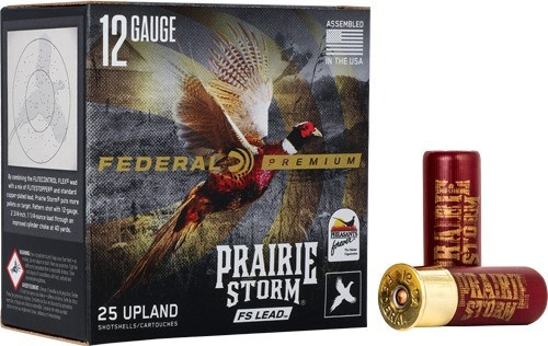 Federal PFX154FS4 Premium Prairie Storm FS 12Gauge 2.75 in 1 1/4oz 4Shot 25 Per Box/10 Case, Shotgun Shells