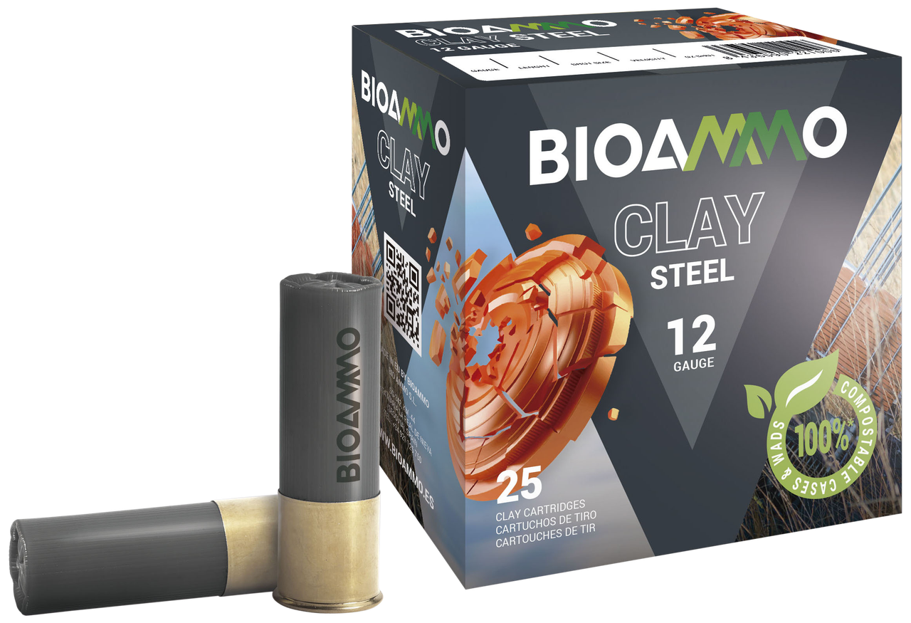Bioammo BRS2470 Rex Steel Target 12Gauge 2.75" 7/8oz 7Shot 25 Per Box/10 Case Ammo for MA, CT, NJ, IL, NY & CA Buyers