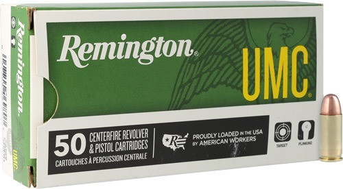 Remington 23704 UMC 32ACP 71gr Full Metal Jacket 50 Per Box/10 Case Centerfire, Handgun Ammunition