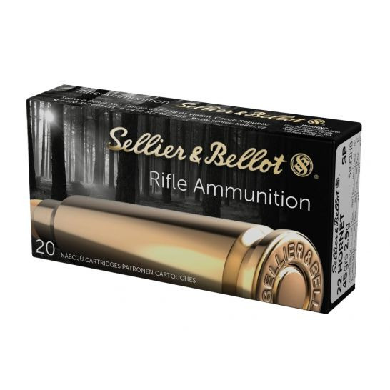 Sellier & Bellot .22 Hornet Ammo 45gr SP Ammunition - 1800 Rounds