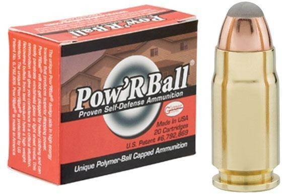 CorBon Pow'rBall, 357SIG, 100 Grain, Polymer-Tipped, 20 Round Box PB357S100