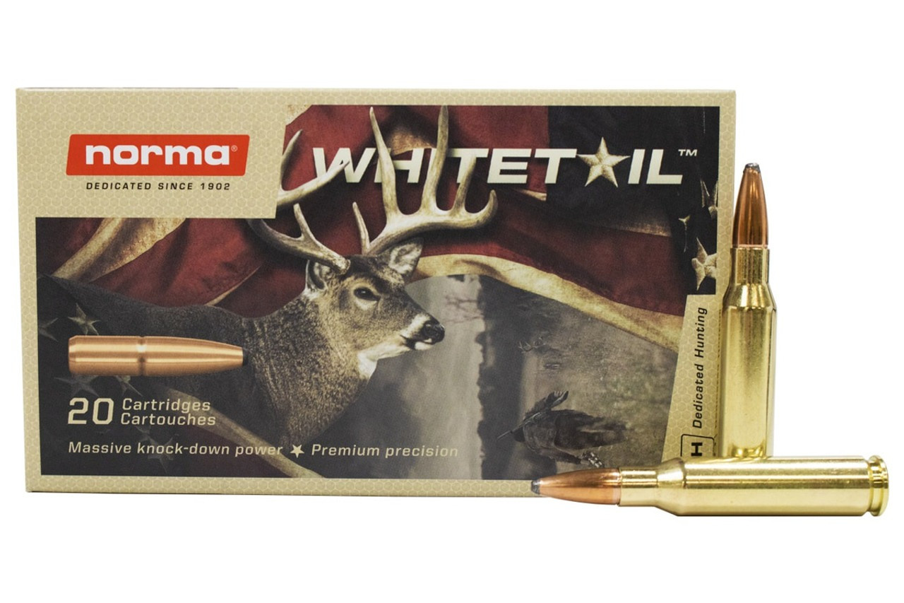 Norma 7mm-08 Rem Ammo 150gr PSP Ammunition - 20 Rounds